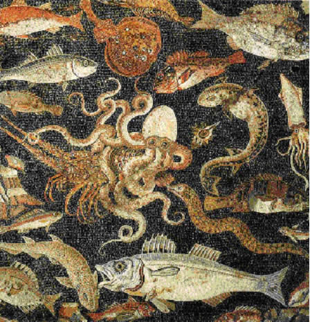 Seafood Mosaic from Pompeii